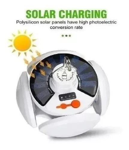 2 Lámparas Solar Plegable - boul.cl