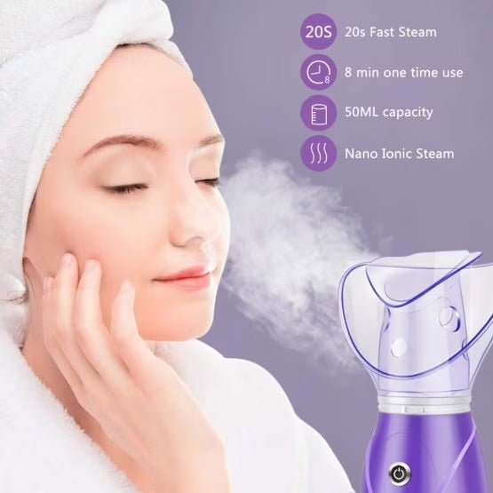 🌸 Sauna Facial Nano Hidratante – ¡El secreto para una piel limpia, luminosa y sin impurezas! - boul.cl