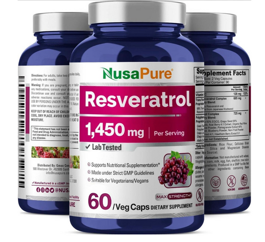 Resveratrol  Synergy Antioxidante 60 Capsulas